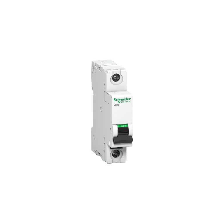 A9N1P20B miniature circuit breaker xC60 1 pole 20 A B curve Schneider Electric pb110811 web