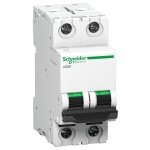 A9N2P63D miniature circuit breaker xC60 2 poles 63 A D curve Schneider Electric pb110812 1500x1500