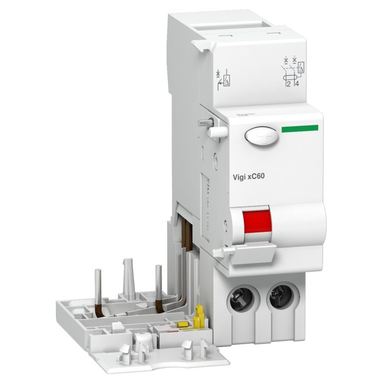 A9N26581 VIGI XC60- earth leakage add-on block 2P 25A AC 30MA Schneider Electric pb110819 1500x1500