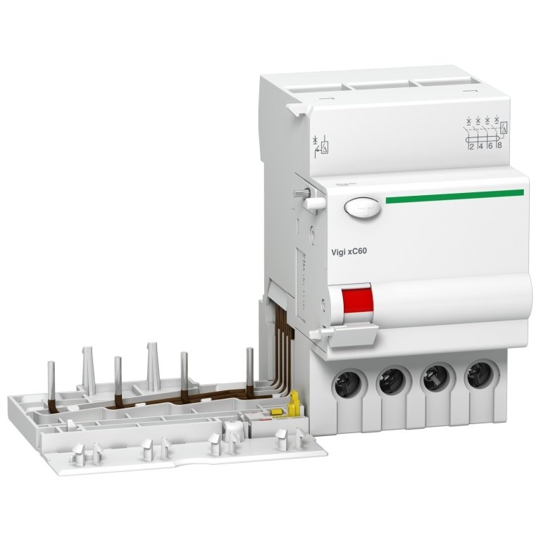 A9N26596 VIGI XC60- earth leakage add-on block 4P 25A AC 100MA Schneider Electric pb110821 1500x1500