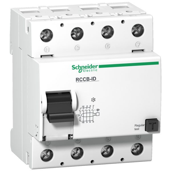 16906 residual current circuit breaker ID Fi 4 poles 125 A class AC 100mA Schneider Electric pb111263 1500x1500