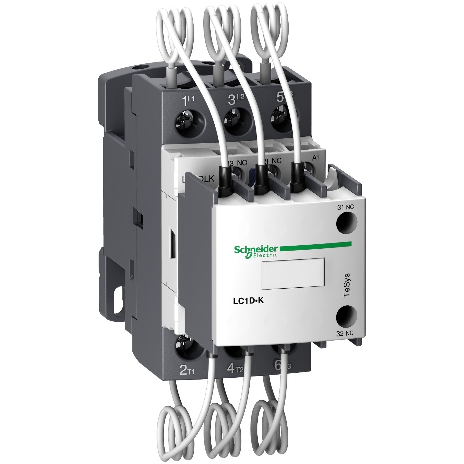 PB115165_1500x1500 LC1DLKF7 Capacitor contactor, TeSys D, 20 kVAR at 400 V 50 Hz, coil 110 V AC 50 60 Hz Schneider Electric pb115165 1500x1500