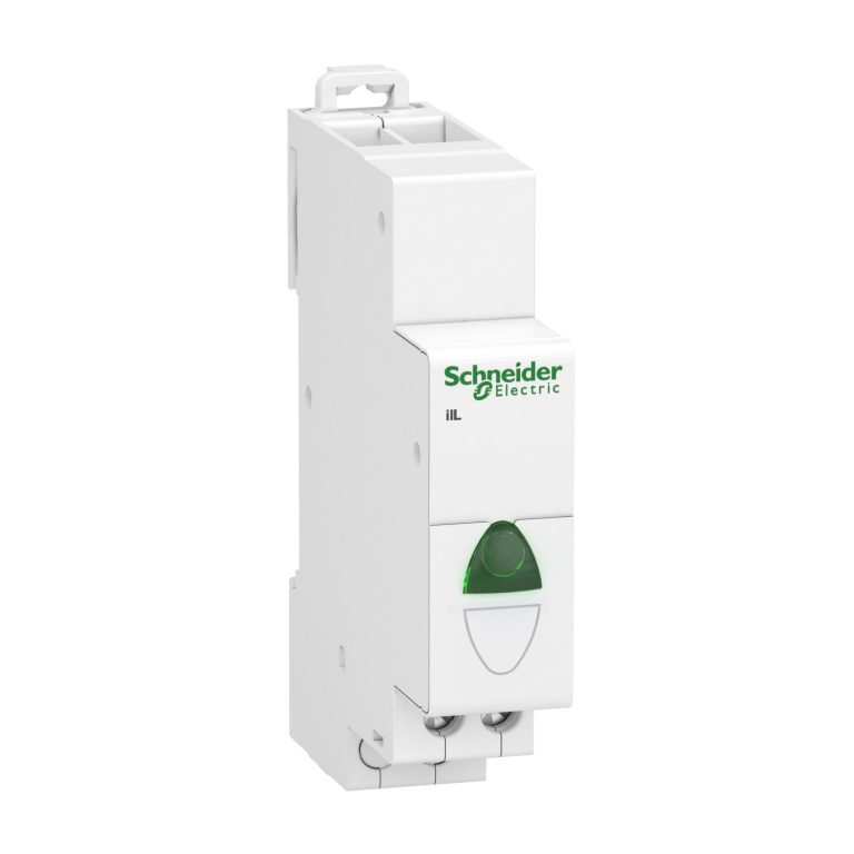 A9E18321 Acti9 iIL single indicator light Green 110-230 Vac Schneider Electric pb120441 1500x1500