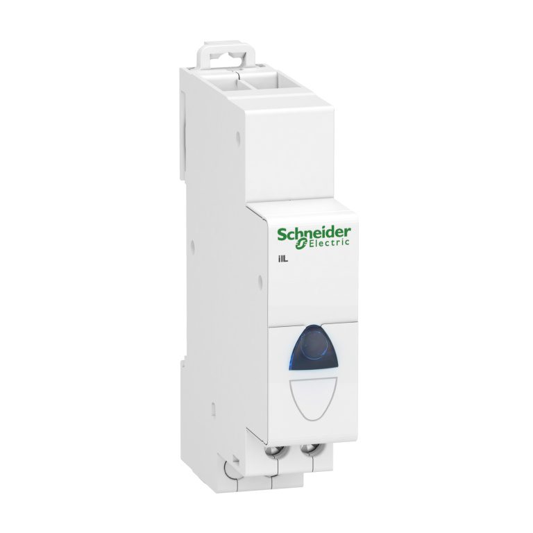 A9E18323 Acti9 iIL single indicator light Blue 110-230 Vac Schneider Electric pb120442 1500x1500