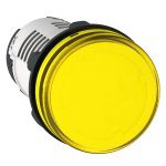 XB7EV05BPN Monolithic pilot light, Harmony XB5N XB7N, plastic, yellow, 22mm, LED, 24V AC DC Schneider Electric pf100471 1500x