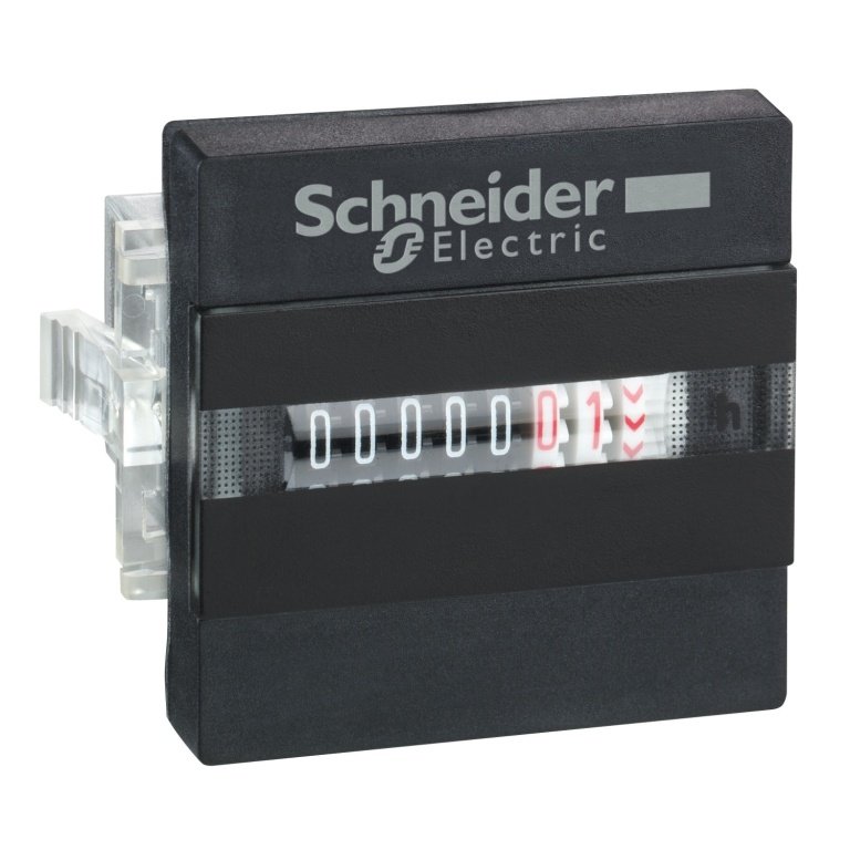 XBKH70000004M hour counter mechanical 7 digit display 24 V AC Schneider Electric pf110428 1500x1500