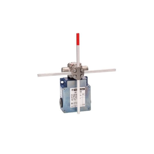XCKMR54D1H29 Limit switch, Limit switches XC Standard, XCKMR, stay put crossed rods lever 6 mm, 2x 2 NC , slow, M20 Telemecan