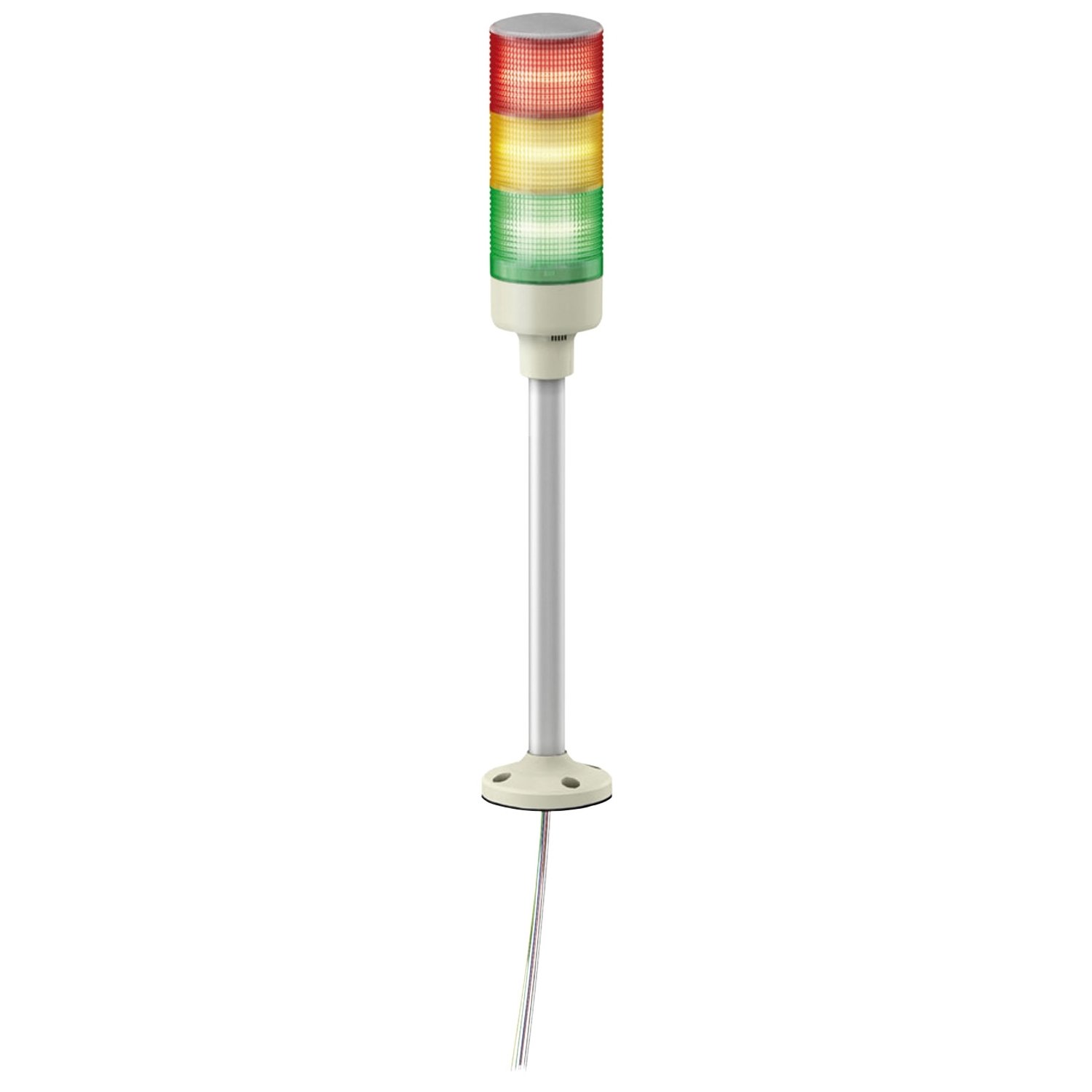 PF140961_1500x1500 XVGB3SH Tower Light RAG 24V LED W.Buzzer Tube mounting with fixing plate Schneider Electric pf140961 1500x1500