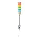 XVGB4S Tower Light RAGB 24V LED Based W. Buzzer Tube mounting with L bracke Schneider Electric pf140968 1500x1500