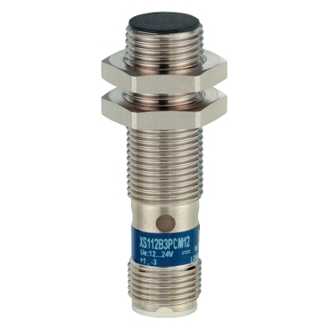 PF150201_web XS112B3PAM12 Inductive sensor XS1 M12, L50mm, brass, Sn4mm, 12.24VDC, M12 Telemecanique Sensors pf150201 web