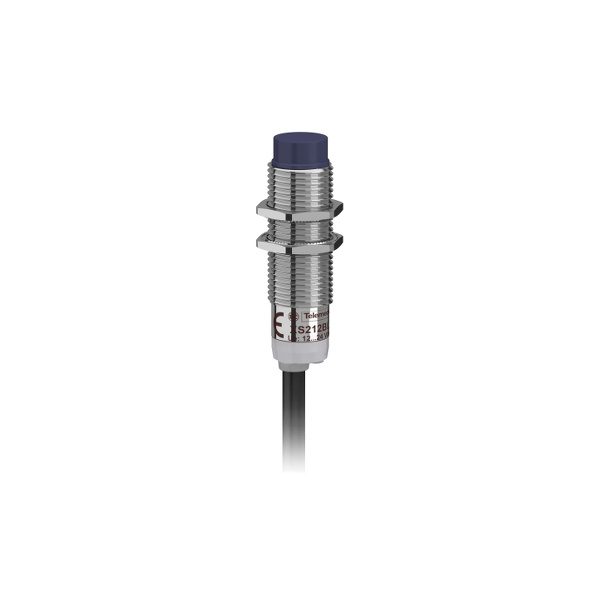 XS212BLPAL2 Inductive sensor XS2 M12, L44mm, brass, Sn4mm, 12.24VDC, cable 2m Telemecanique Sensors pf151722 web
