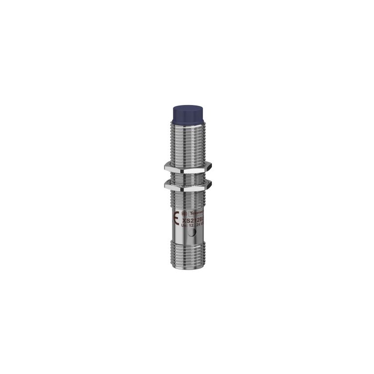 XS212BLPAM12 Inductive sensor XS2 M12, L53mm, brass, Sn4mm, 12.24VDC, M12 Telemecanique Sensors pf151723 web