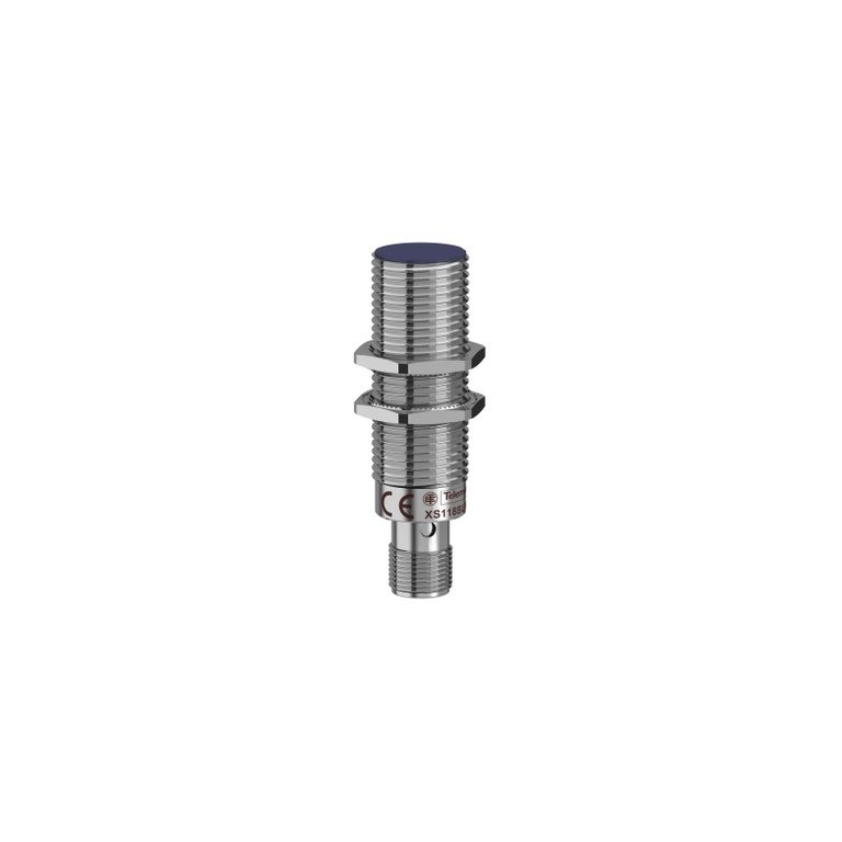 XS118BLPAM12 Inductive sensor XS1 M18, L64mm, brass, Sn5mm, 12.24VDC, M12 Telemecanique Sensors pf151725 web