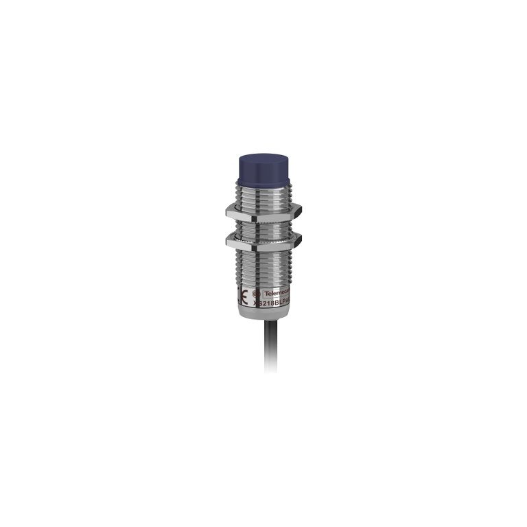 XS218BLPAL2 Inductive sensor XS2 M18, L53mm, brass, Sn8mm, 12.24VDC, cable 2m Telemecanique Sensors pf151726 web