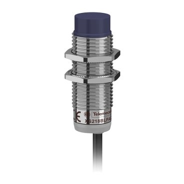 PF151726_web XS218BLPAL2 Inductive sensor XS2 M18, L53mm, brass, Sn8mm, 12.24VDC, cable 2m Telemecanique Sensors pf151726 web