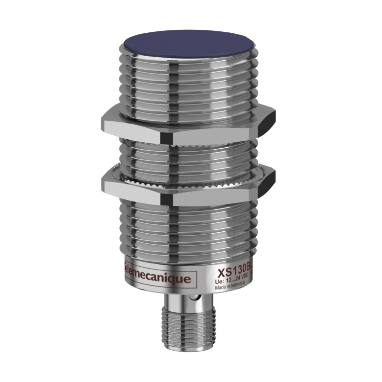 XS130BHPAM12 Inductive sensor XS1 M30, L68mm, brass, Sn15mm, 12.24VDC, M12 Telemecanique Sensors pf151729 1500x1500
