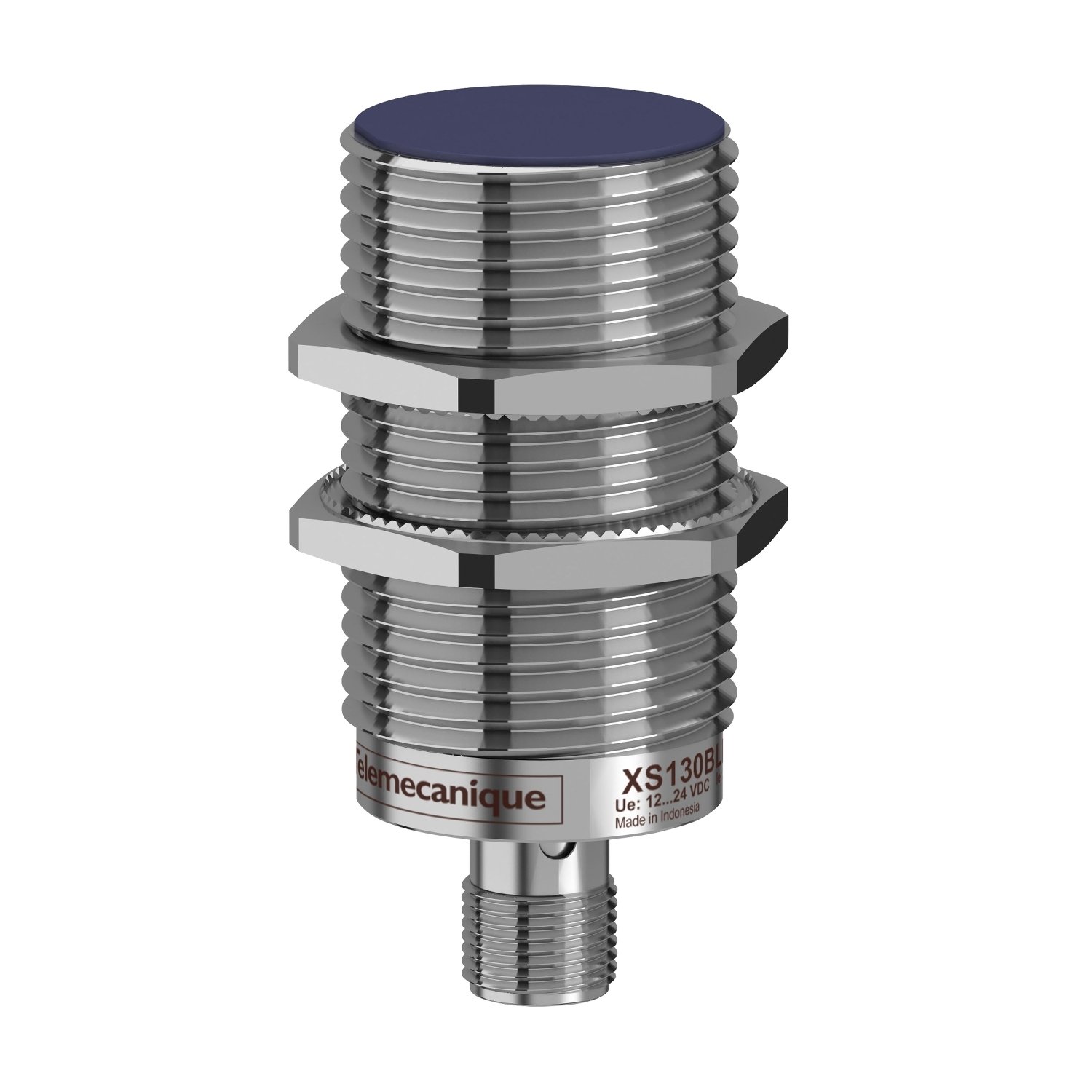 PF151729_1500x1500 XS130BHPAM12 Inductive sensor XS1 M30, L68mm, brass, Sn15mm, 12.24VDC, M12 Telemecanique Sensors pf151729 1500x1500