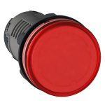 XB7EVM4LC round pilot light Ø 22 red integral LED 220 V AC screw clamp terminals Schneider Electric pf152402 web
