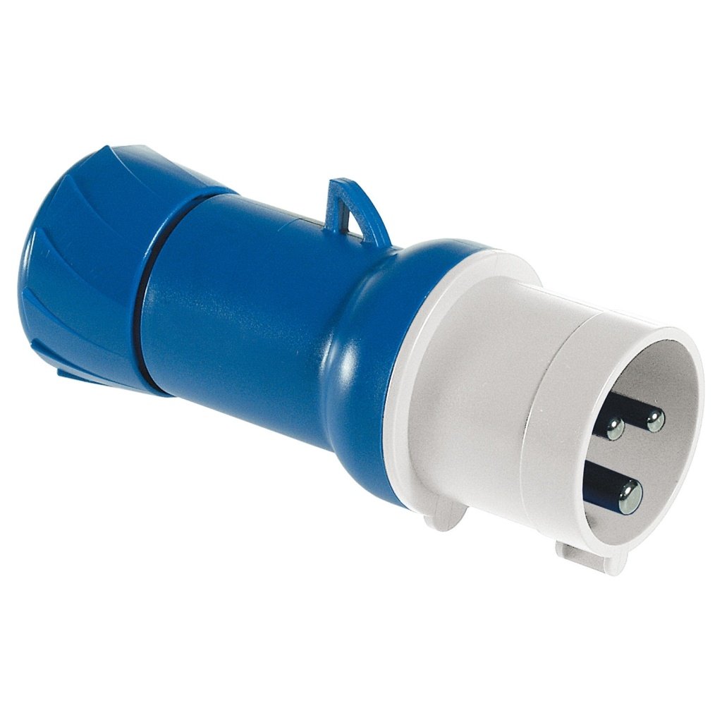 PKE32M423 PratiKa wander plug straight 32 A 2P E 200 250 V AC IP44 Schneider Electric pg149039 1500x1500