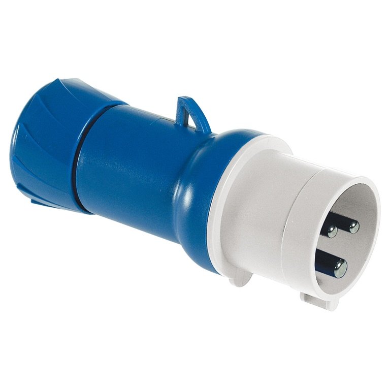 PKE32M423 PratiKa wander plug straight 32 A 2P E 200 250 V AC IP44 Schneider Electric pg149039 1500x1500
