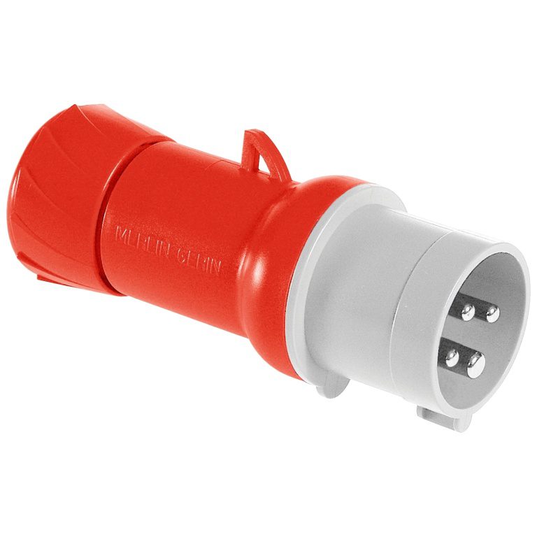 PKE32M434 PratiKa wander plug straight 32 A 3P E 380 415 V AC IP44 Schneider Electric pg149043 1500x1500