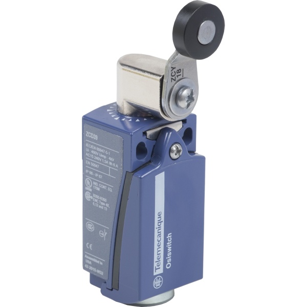 XCKD2118G11 Limit switch, Limit switches XC Standard, XCKD, thermoplastic roller lever, 1NC 1 NO, snap, Pg11 Telemecanique Se