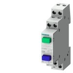 5TE4800 Pushbutton, 1 NO 1 NC 20 A 1 key gray without latching function Siemens p i201 xx 04508i