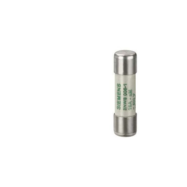 3NW80111 SENTRON, cylindrical fuse link, 10 x 38 mm, 1 A, AC 500 V Siemens p i201 xx 06070i