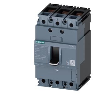 P_I202_XX_06643i 3VA1063-4ED32-0AA0 MCCB 63 A, 3 Pole, 36 kA, Fixed O L Fixed S C Settings, Thermal Magnetic Trip Unit FTFM Siemens p i202 xx