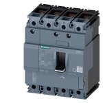 3VA1080-3ED42-0AA0 MCCB 80 A, 4 Pole, 25 kA, Fixed O L Fixed S C Settings, Thermal Magnetic Trip Unit FTFM Siemens p i202 xx