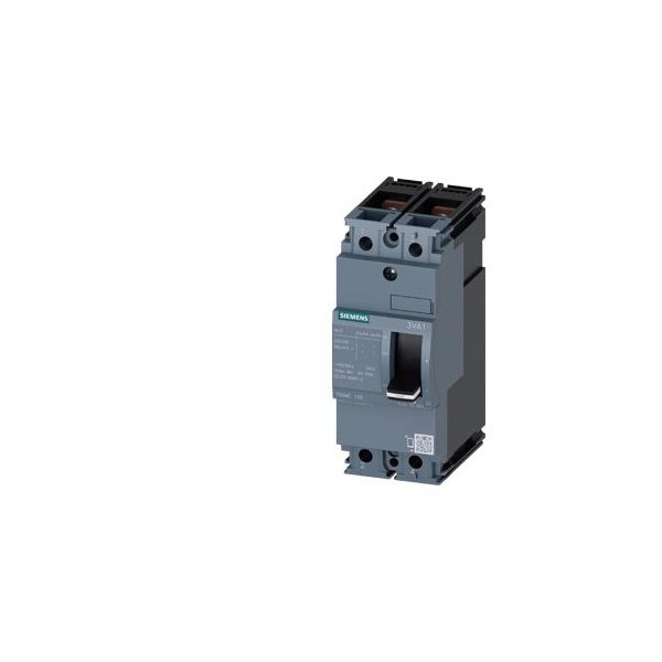 3VA1196-4ED22-0AA0 MCCB 16 A, 2 Pole, 36 kA, Fixed O L Fixed S C Settings, Thermal Magnetic Trip Unit FTFM Siemens p i202 xx