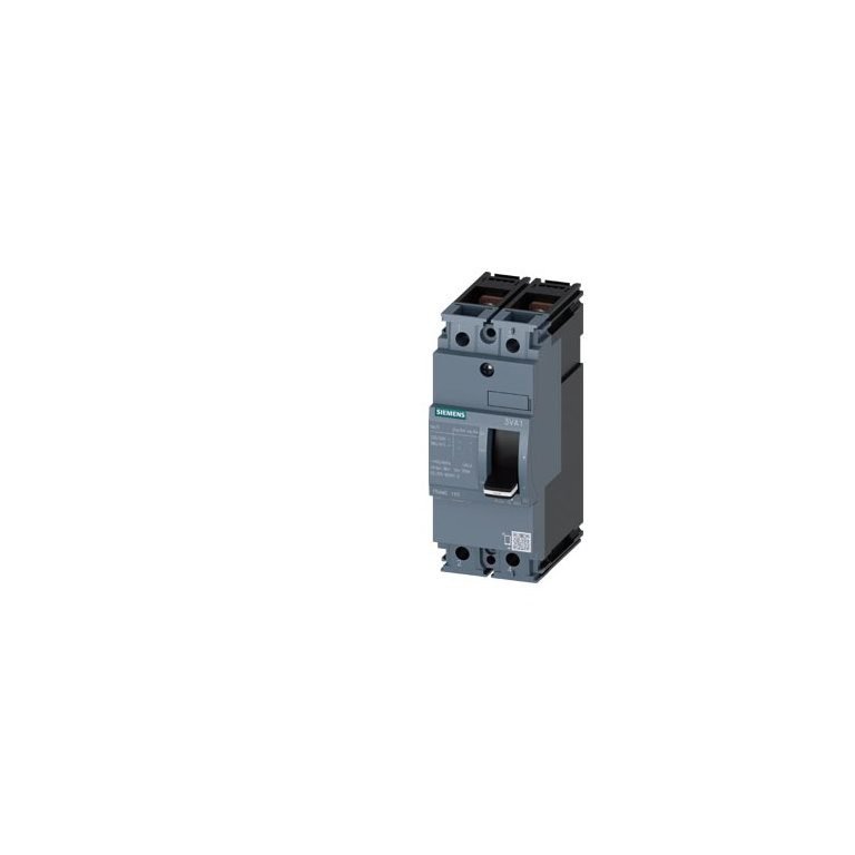 3VA1196-4ED22-0AA0 MCCB 16 A, 2 Pole, 36 kA, Fixed O L Fixed S C Settings, Thermal Magnetic Trip Unit FTFM Siemens p i202 xx