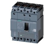 3VA1196-5GE42-0AA0 MCCB 16 A, 4 Pole, 55 kA, Adjustable O L Fixed S C Settings, Thermal Magnetic Trip Unit ATFM Siemens p i20