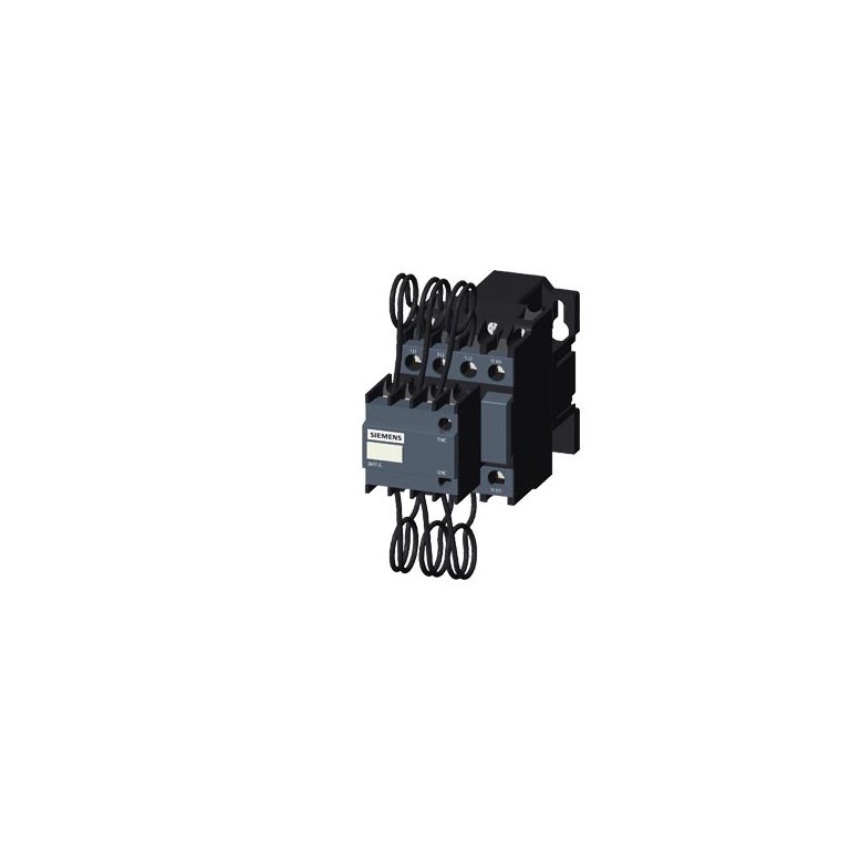 3MT7002-0JA11-6AN2 20 kvar Capacitor duty contactor 1NO 1NC aux contact 220 V AC Siemens p in01 xx 00008i