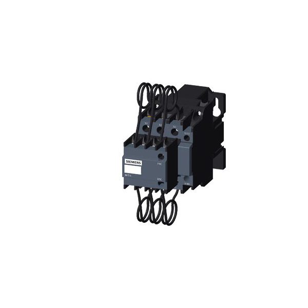 3MT7002-5JA11-6AN2 25 kvar Capacitor duty contactor 1NO 1NC aux contact 220 V AC Siemens p in01 xx 00010i