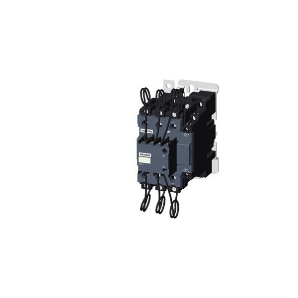 3MT7003-3JA12-6AN2 33.3 kvar Capacitor duty contactor 1NO 2NC aux contact 220 V AC Siemens p in01 xx 00011i