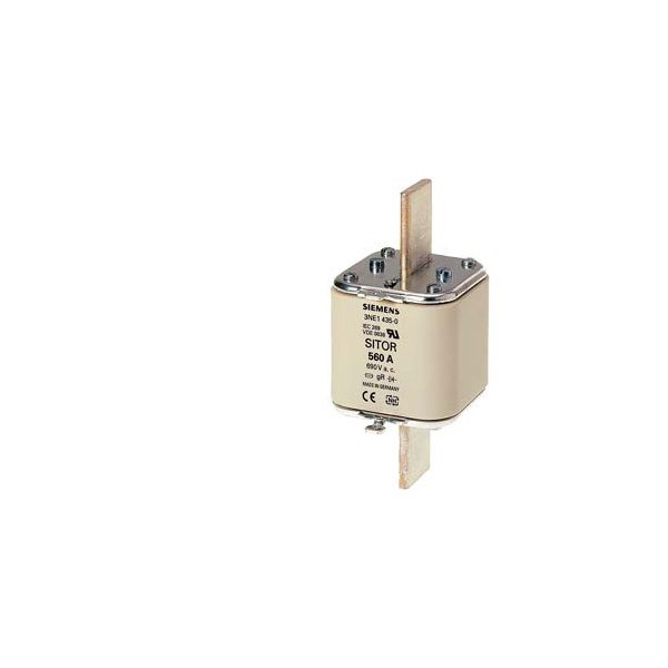 3NE14350 SITOR fuse link, with blade contacts, NH3, In 560 A, AC 690 V, DC 440 V, front indicator Siemens p nse0 xx 00547i