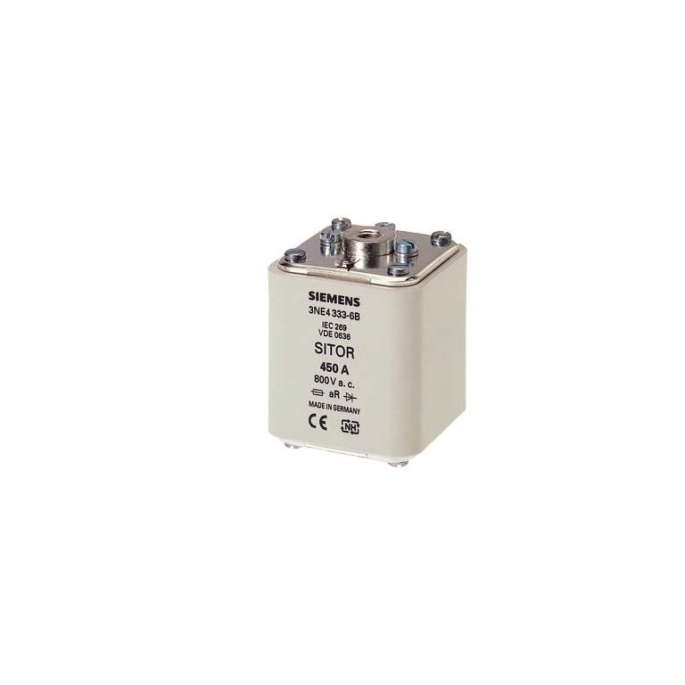 3NE43276 SITOR fuse link, with female thread on both sides, In 250 A, AC 800 V, DC 440 V, front indicator Siemens p nse0 xx 0