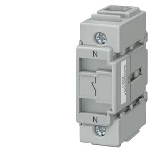 P_NSG0_XX_00140i 3LD9220-0B Neutral conductor, leading switching for Front mounting, Up to 32 A, Accessory for main and emergency stop switch