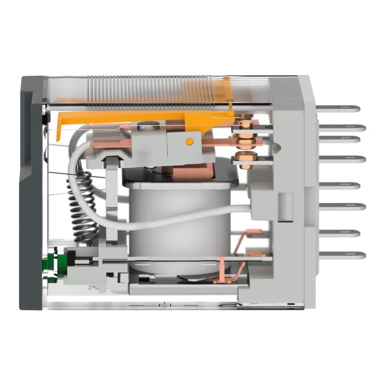 RXM2LB2FD miniature plug-in relay Zelio RXM2L 2 C O 110 V DC 5 A with LED Schneider Electric rxm2lb2xx right 1500x1500