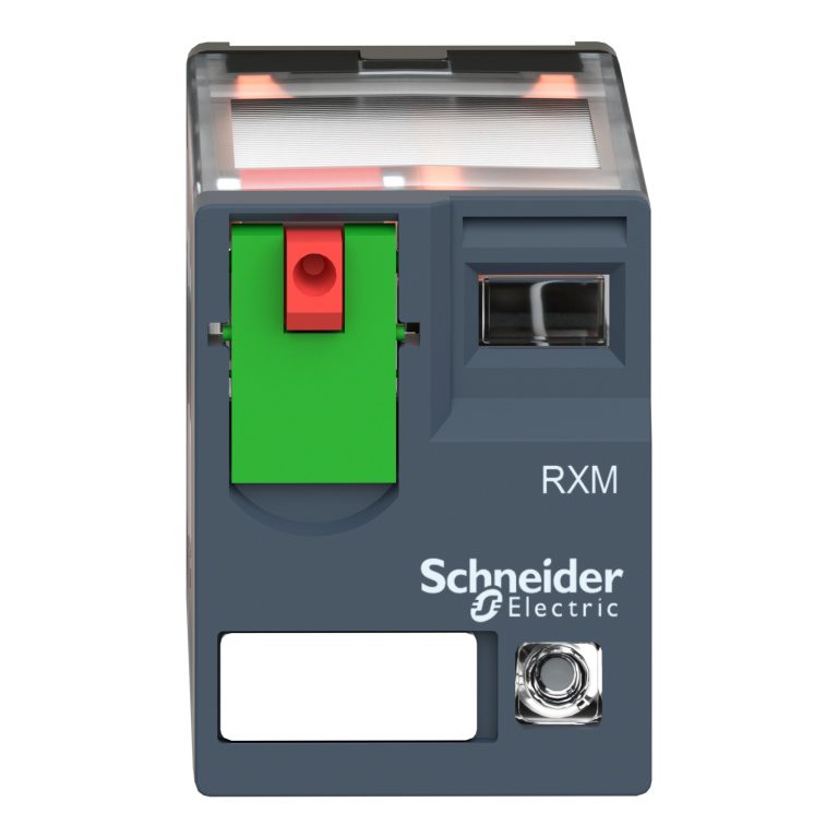 RXM4AB2P7 Miniature plug-in relay, 6 A, 4 CO, LED, 230 V AC Schneider Electric rxm4ab2p7 front 1500x1500