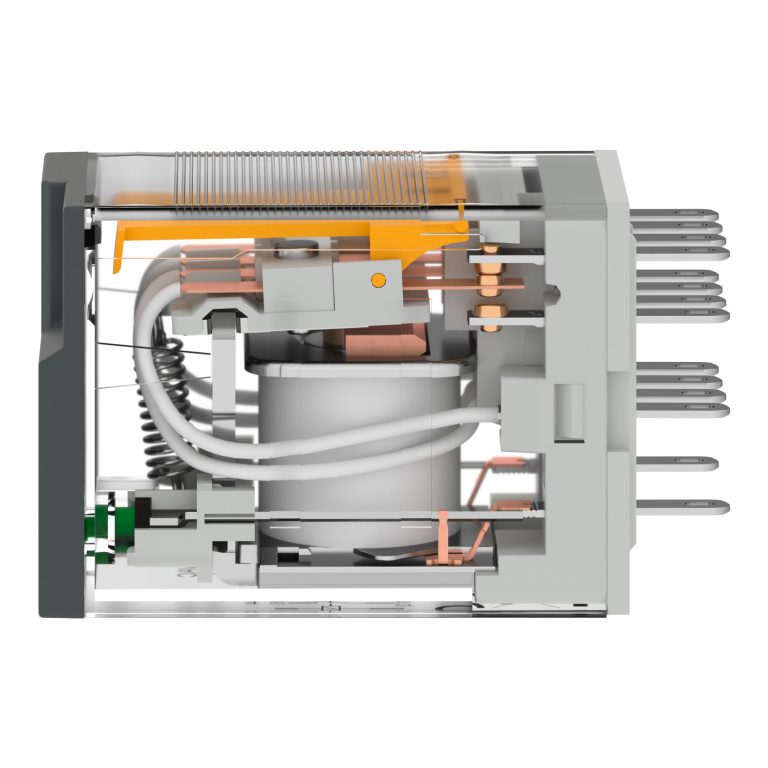 RXM4LB2P7 miniature plug-in relay Zelio RXM2L 4 C O 230 V AC 3 A with LED Schneider Electric rxm4lb2xx right 1500x1500