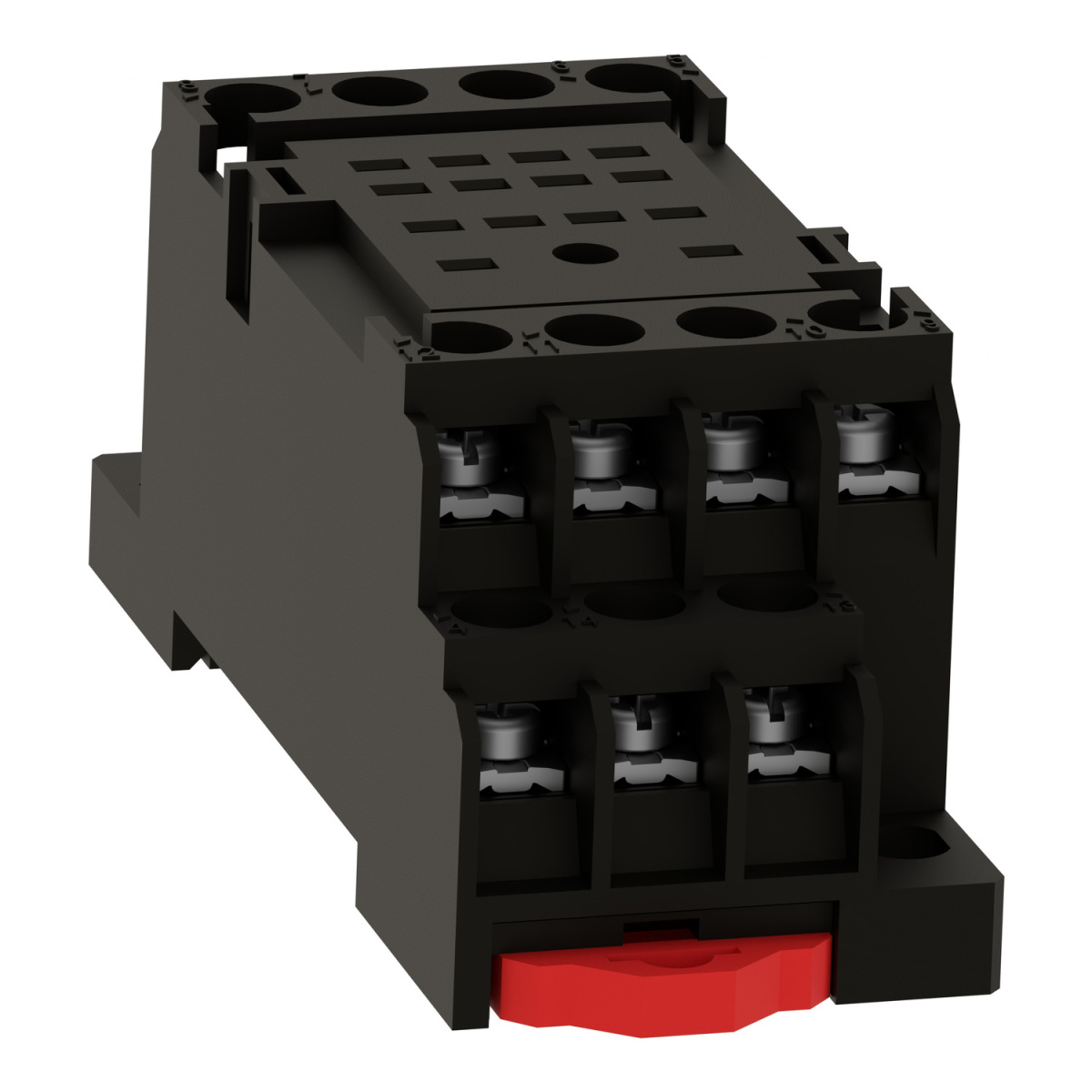 RXZE1M4C socket RXZ -mixed contact 7 A 250 V screw clamp for relay RXM2., RXM4. Schneider Electric rxze1m4c 360 bottom 2022 1