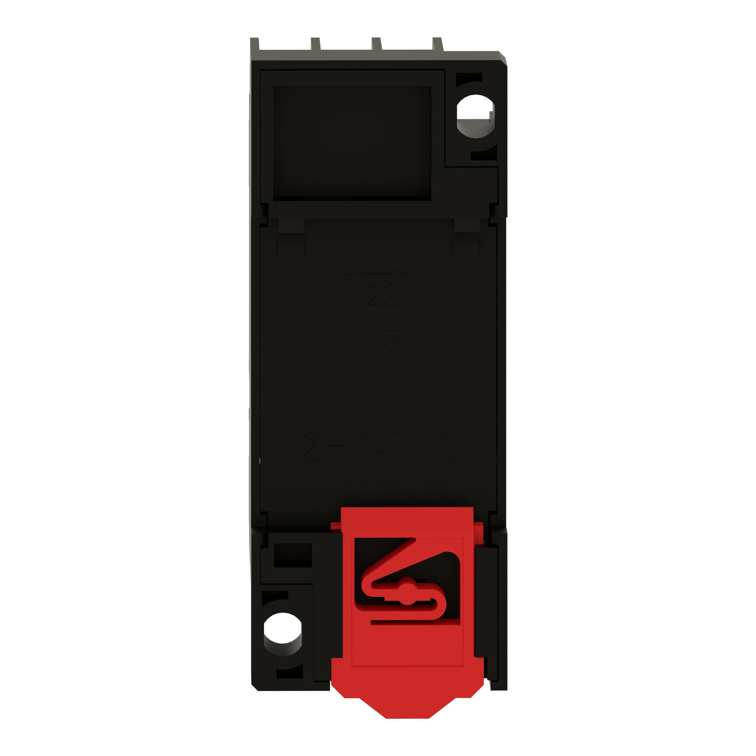 RXZE1M4C_360_Rear_2022_1500x1500 RXZE1M4C socket RXZ -mixed contact 7 A 250 V screw clamp for relay RXM2., RXM4. Schneider Electric rxze1m4c 360 rear 2022 150