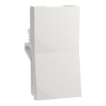 UNS161SW1M WE Switch, Unica Pure, 1-pole 1-way, 16AX, 1 module, pillar terminals, white Schneider Electric uns161sw1m we iop