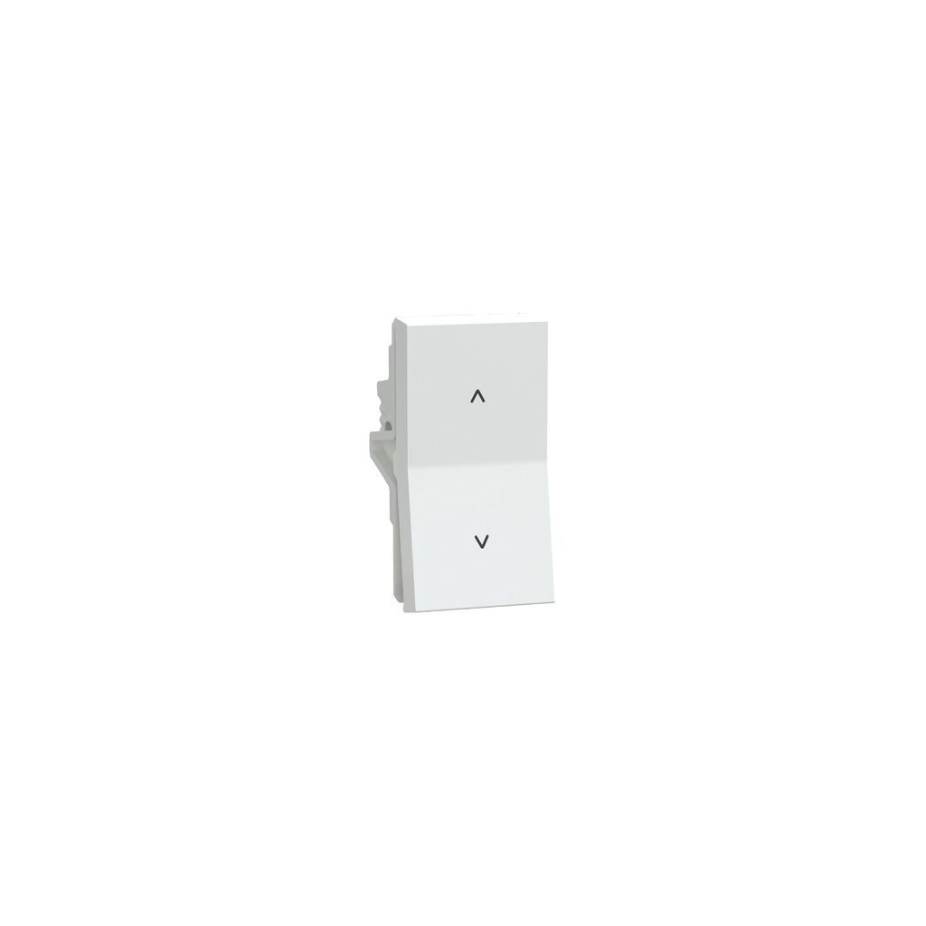 UNS62SW1M WE Switch, Unica Pure, 1-pole 2-way, 6AX, 1 module, pillar terminals, white Schneider Electric uns62sw1m we iop def
