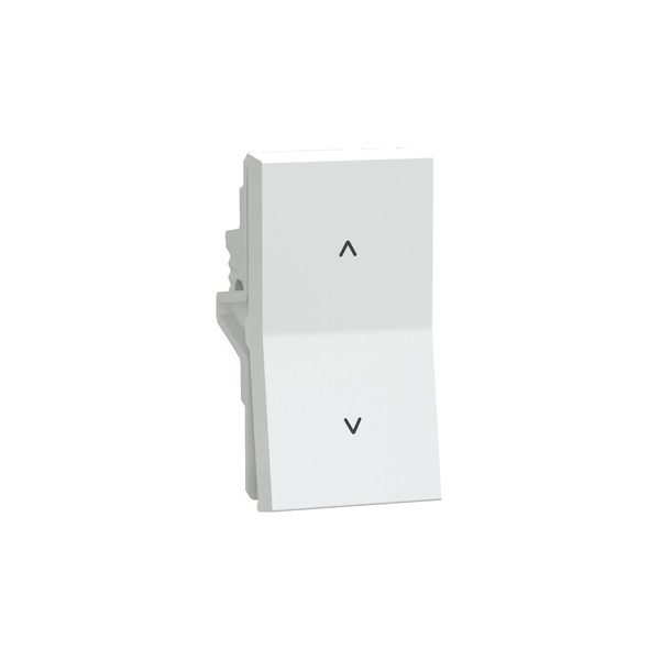 UNS62SW1M WE Switch, Unica Pure, 1-pole 2-way, 6AX, 1 module, pillar terminals, white Schneider Electric uns62sw1m we iop def