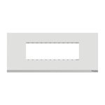 UNSCP6M WE Cover Frame, Unica Pure, with fixing frame, 1 gang, 6 modules, polar white Schneider Electric unscp6m we iop face