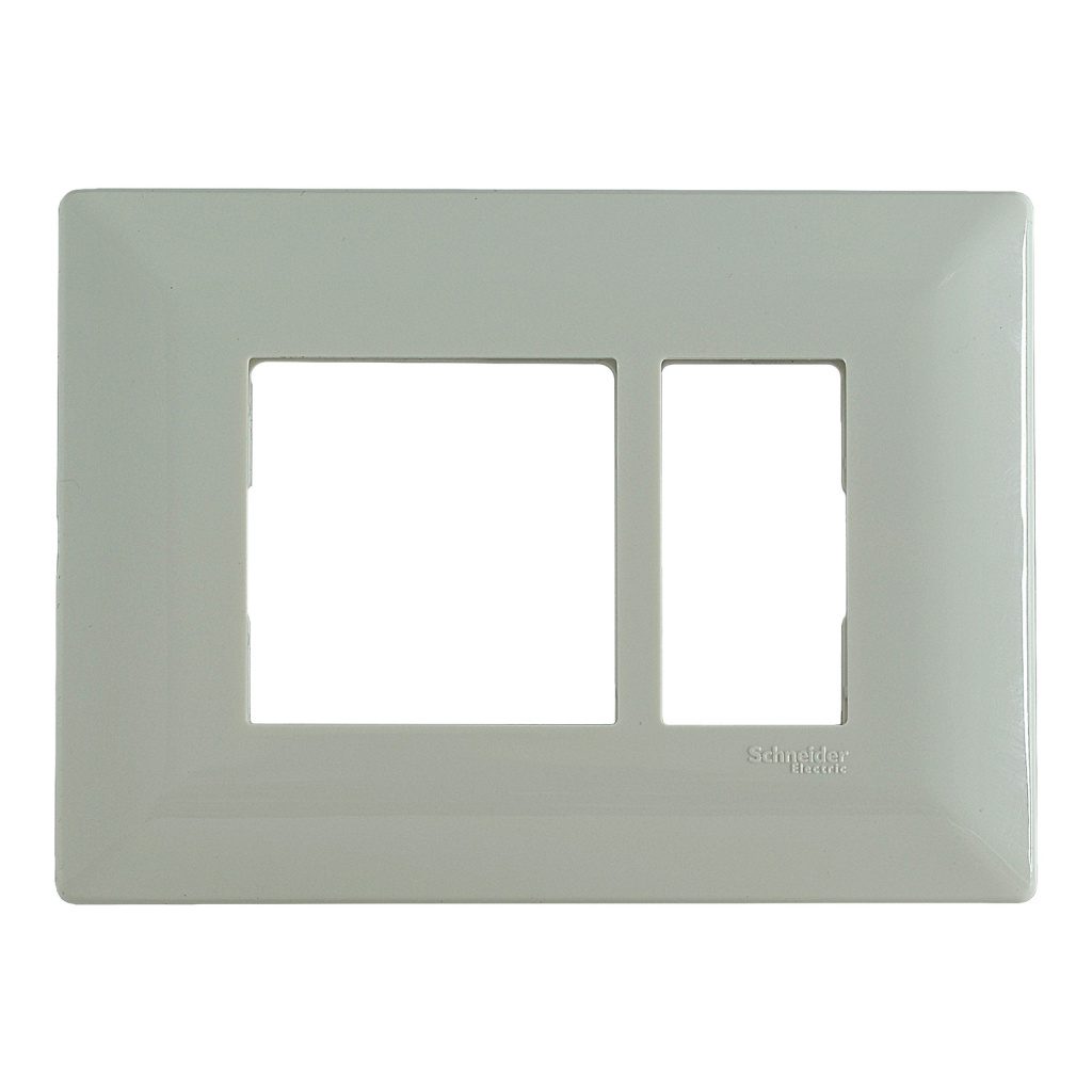 X0703 Opale cover frame with fixing frame 3 modules white Schneider Electric x0703 def 1500x1500