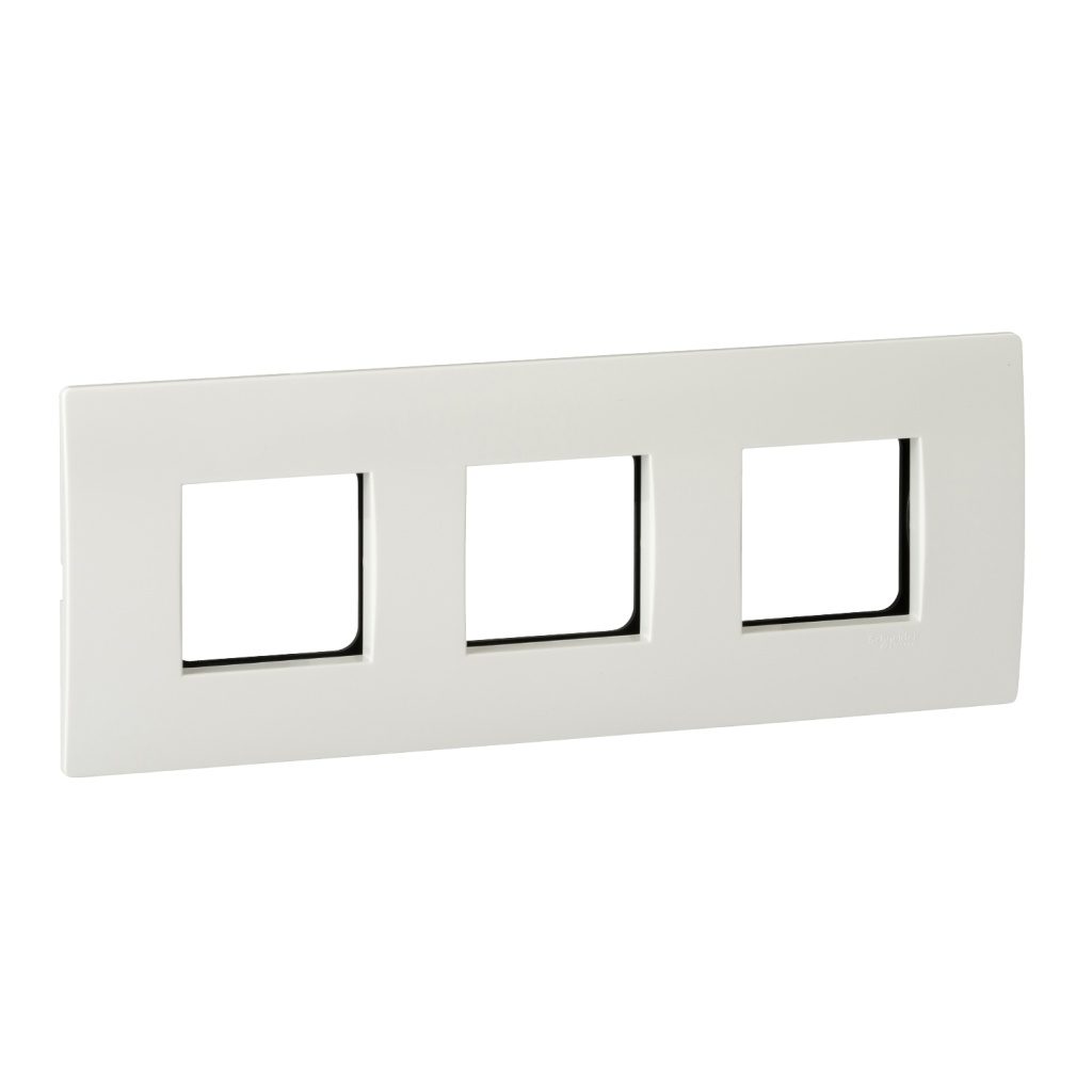 X0706 Opale cover frame with fixing frame 6 modules white Schneider Electric x0706 iop def wd 1500x1500